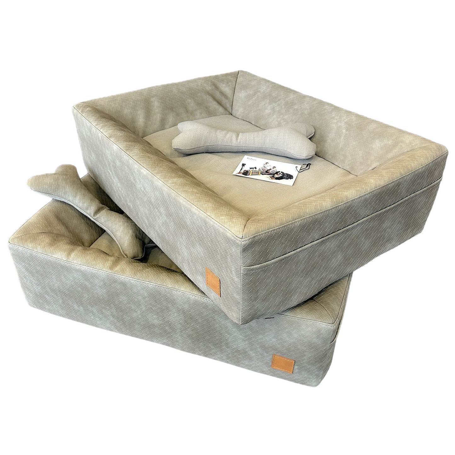 Cuccia Zen in Ecopelle effetto intrecciato