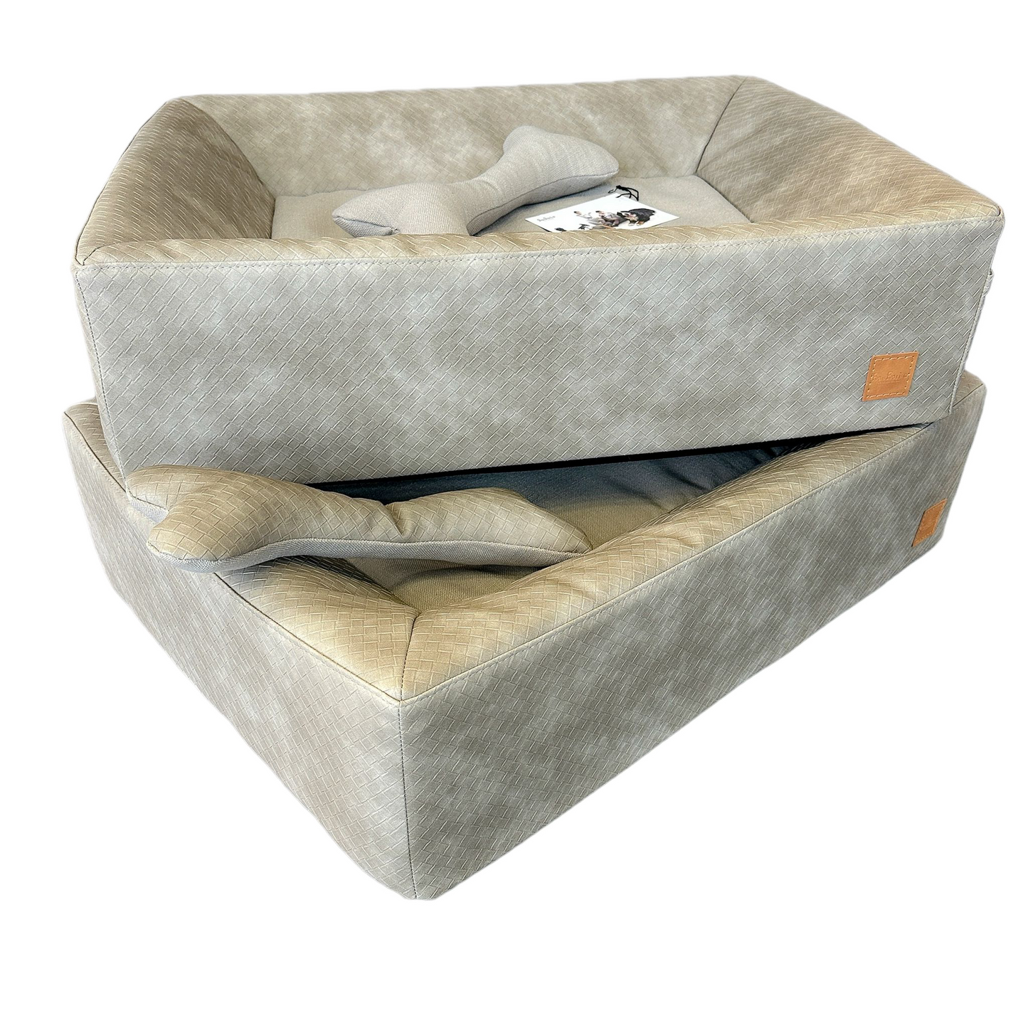 Cuccia Zen in Ecopelle effetto intrecciato